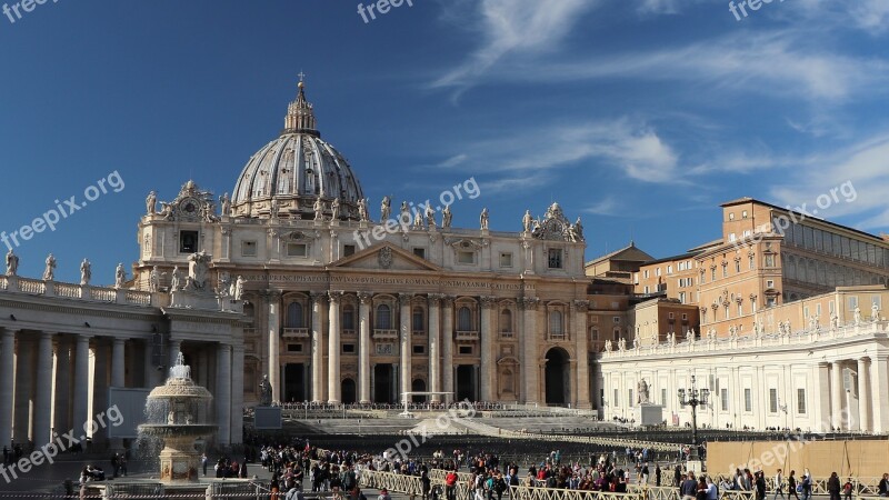 Rome Church Dome Basilica Sky