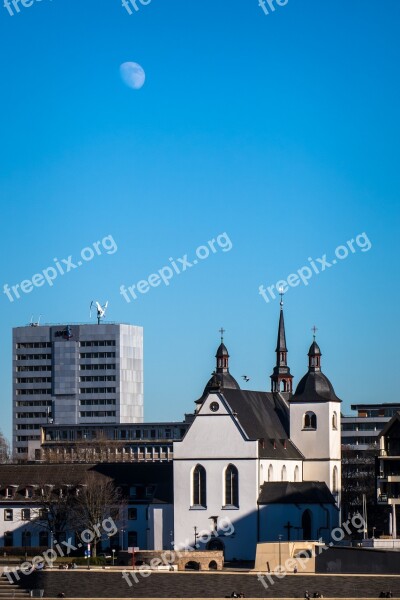 Church Moon Sky Rhaeto Romanic Architecture