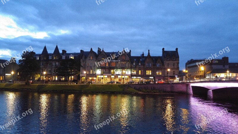 Scotland Inverness River Bridge Scottish