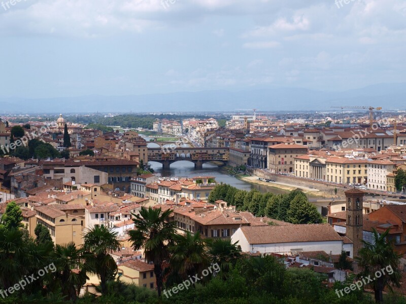 Florence View Italy City Tourism