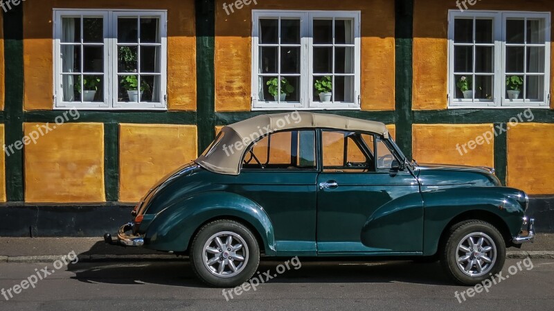 Oldtimer Folding Roof Morris Minor 1000 Auto Truss