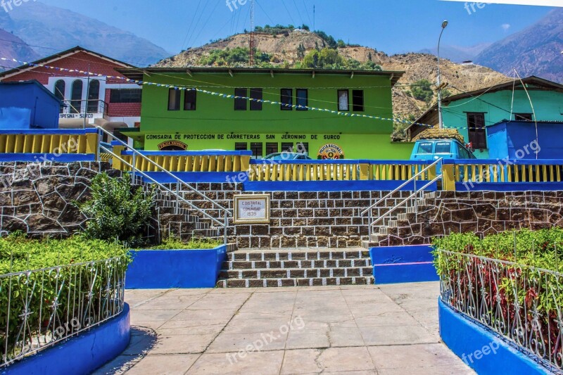 San Jeronimo De Surco Peru Architecture Lime Sky