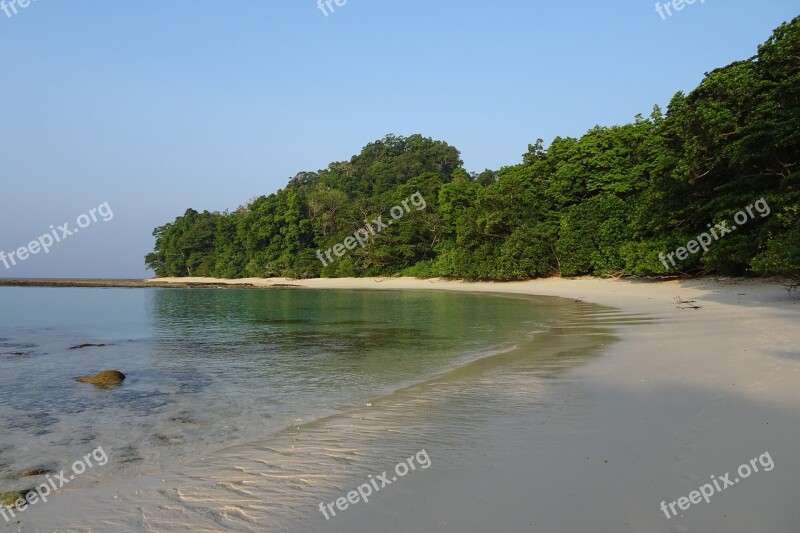 Beach Sea Radhanagar Forest Littoral