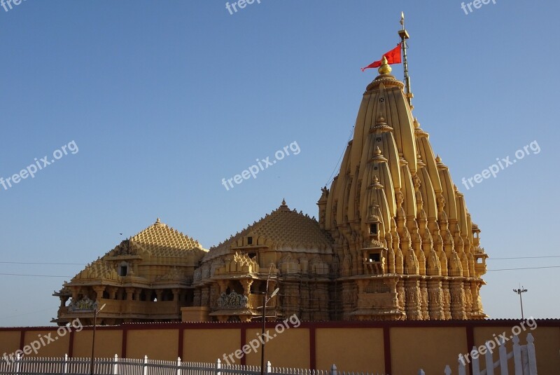 Temple Somnath Architecture Chalukyan Jyotirlinga