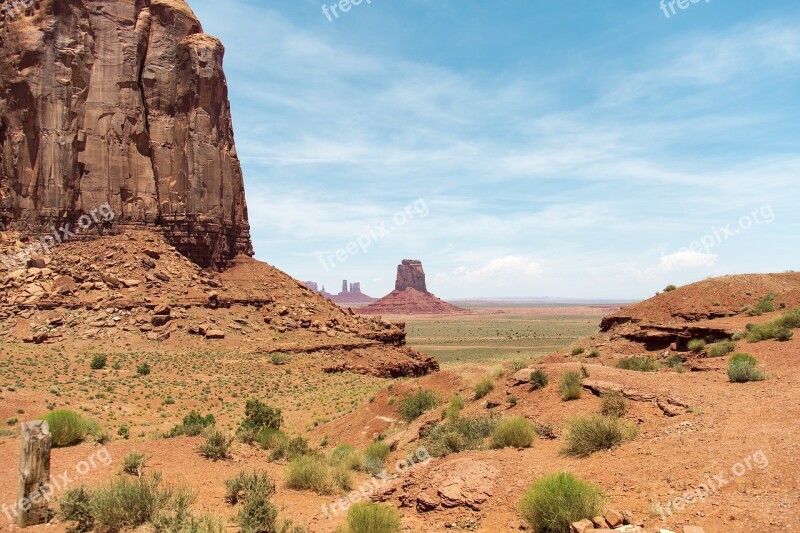 Monument Valley Park National Desert Nature