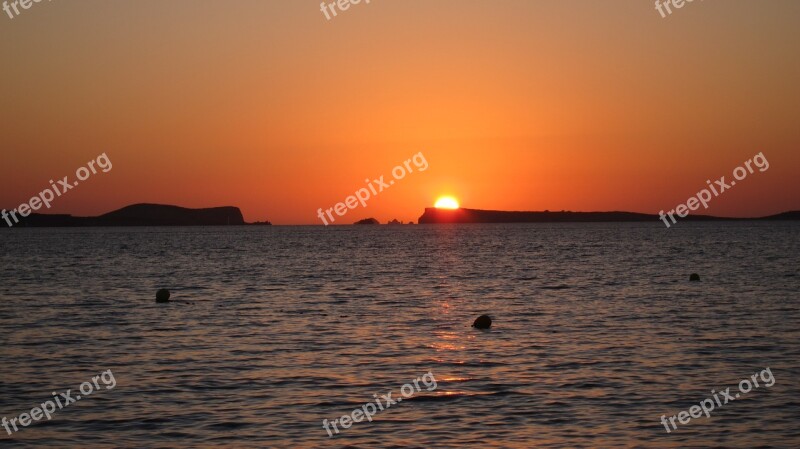 Ibiza Balearic Islands San Antonio Sunset Free Photos