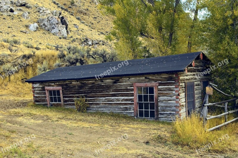 Bannack Log House Old Bannack Townsite Bannack State Park Bannack Montana