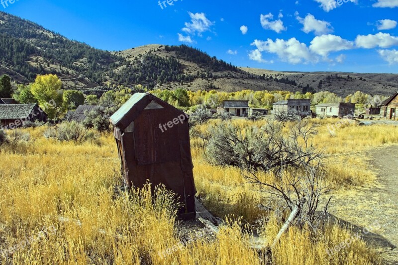 Ghost Town Of Bannack Bannack State Park Bannack Montana Historic