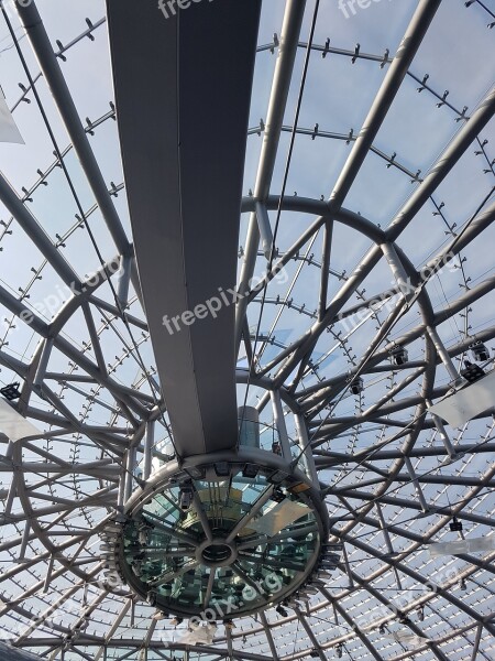 Hangar 7 Salzburg Glass Glass Roof Construction