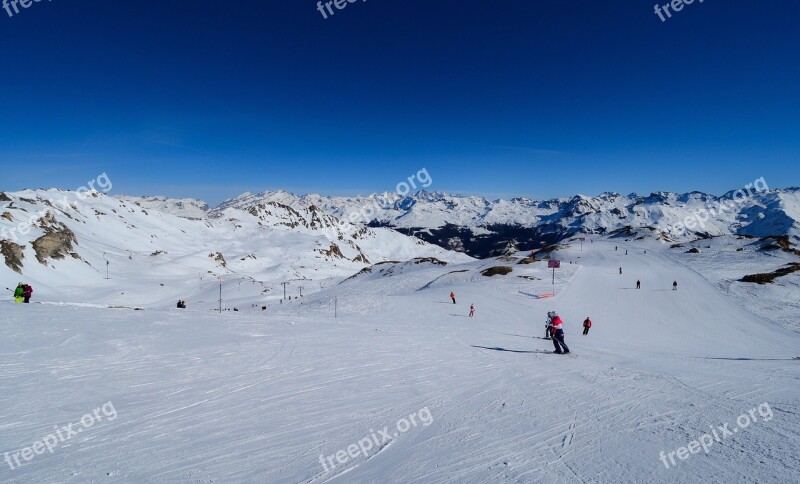 Mountain Ski Snow Winter Sport