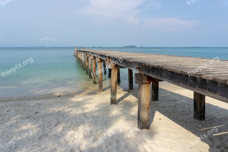 Sea Sand Thailand Rayong Pire