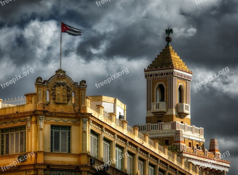 Bacardi Rum Building Landmark Historic Architecture Sky