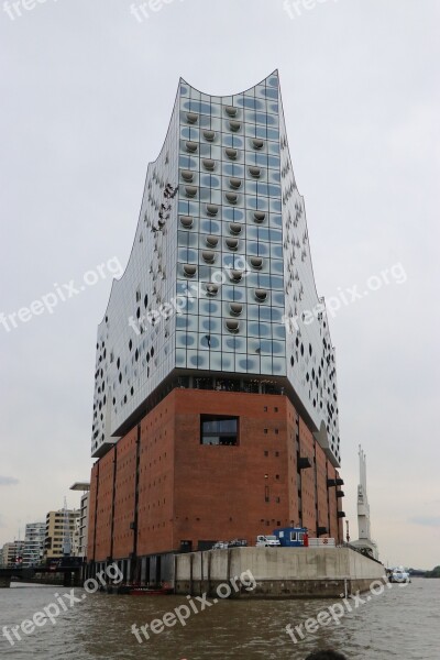 Hamburg Elbe Philharmonic Hall Architecture Building Elbe