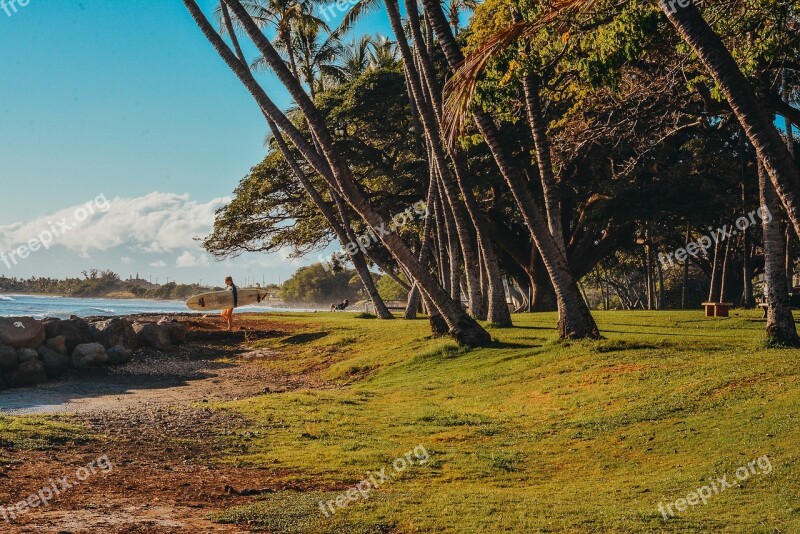 Hawaii Maui Surf Ocean Hawaiian