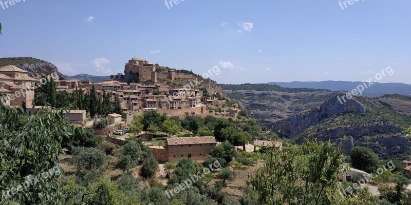 Spain Alquézar Huesca Sierra De Guara Alquézar