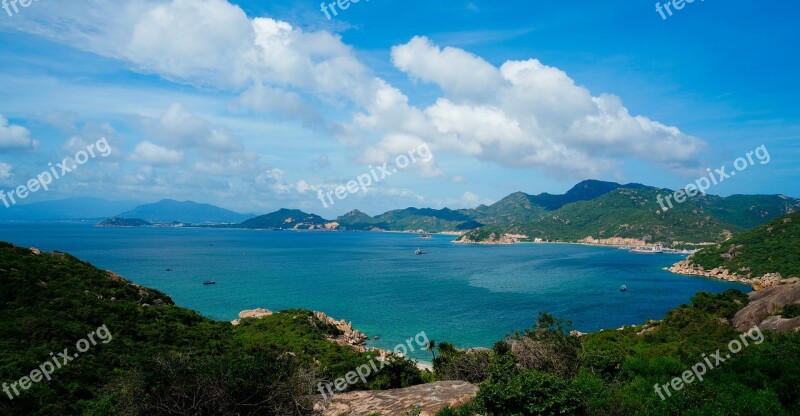 Cam Ranh Bay Cam Ranh Sea Khanh Hoa Vietnam Pure