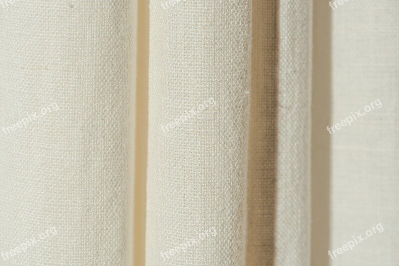 Fabric Canvas White Colors Of Nature Beige