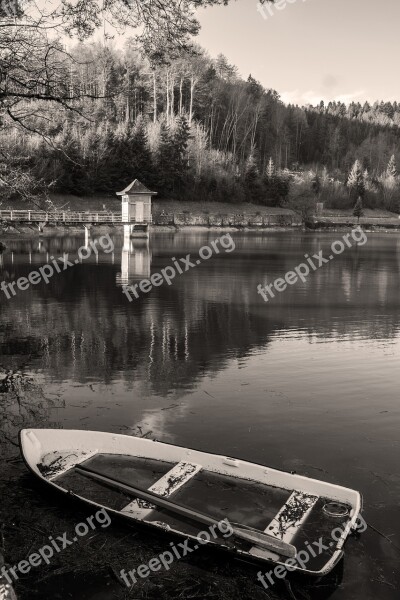 Boat Lake Waterpolo Sepia Nature