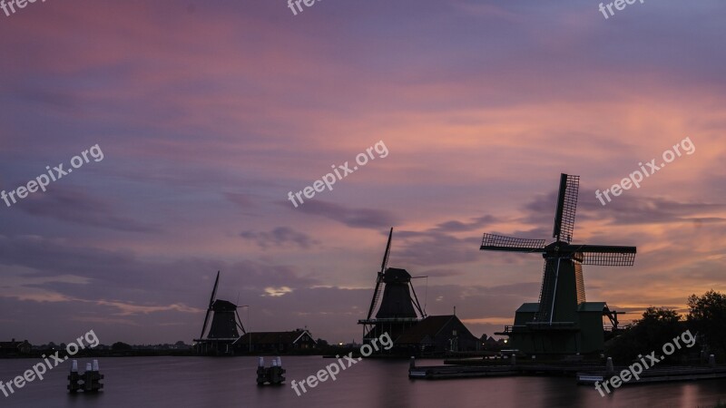 Netherlands Zaandam Water Traditional History