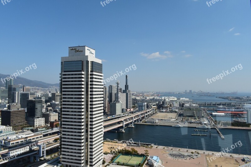 Kobe Japan Kobe Port Tower Kobe Skyline Free Photos