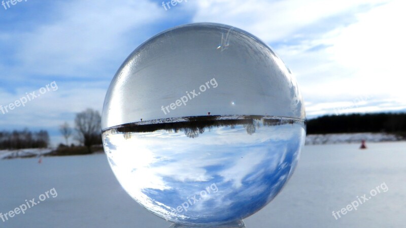 Landscape Ball Sky Nature Mirroring