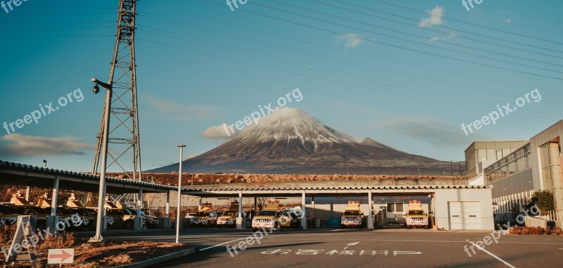 Mount Fuji Japan Sunset Free Photos