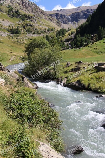 Torrent Mountain Hautes Alpes Free Photos