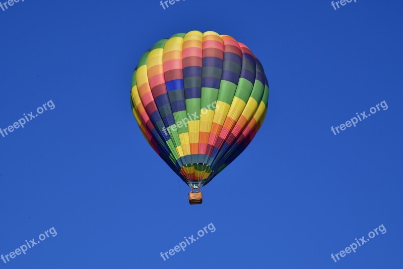 Hot Air Balloon Sky Adventure Colorful