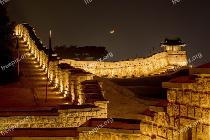 Mars Suwon Hwaseong Castle High World Cultural Heritage