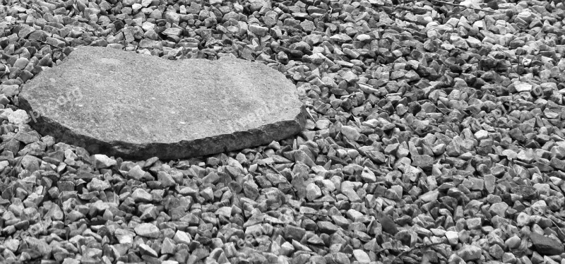 Stones Pebbles Rock Gravel Bed Material