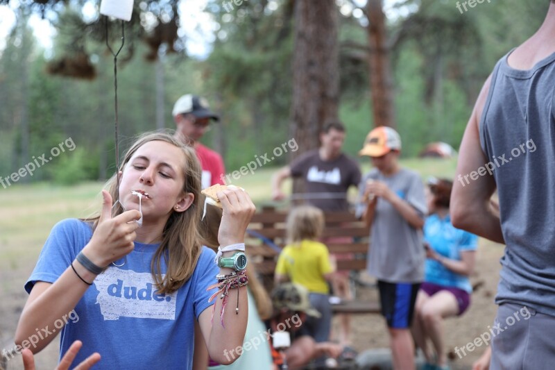 Smores Camping Nature S'more Gooey