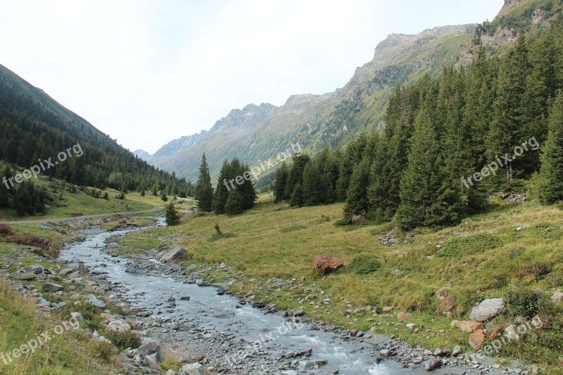 Jamtal Tyrol Austria Landscape Mountains