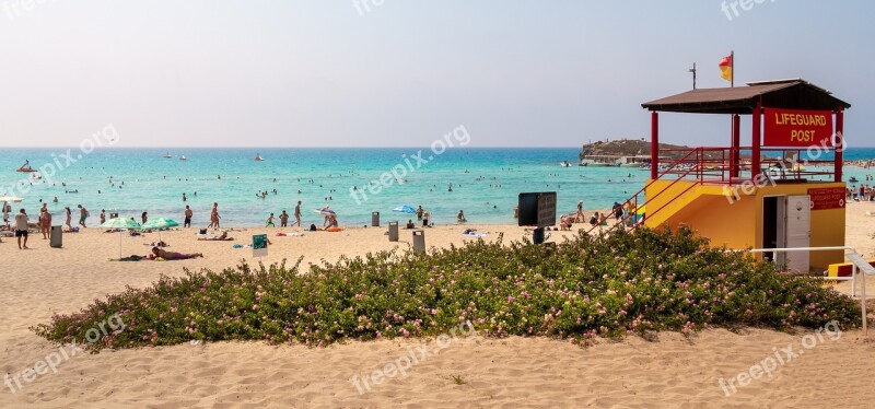 Nissi Beach Cypress Beach Nature Sand