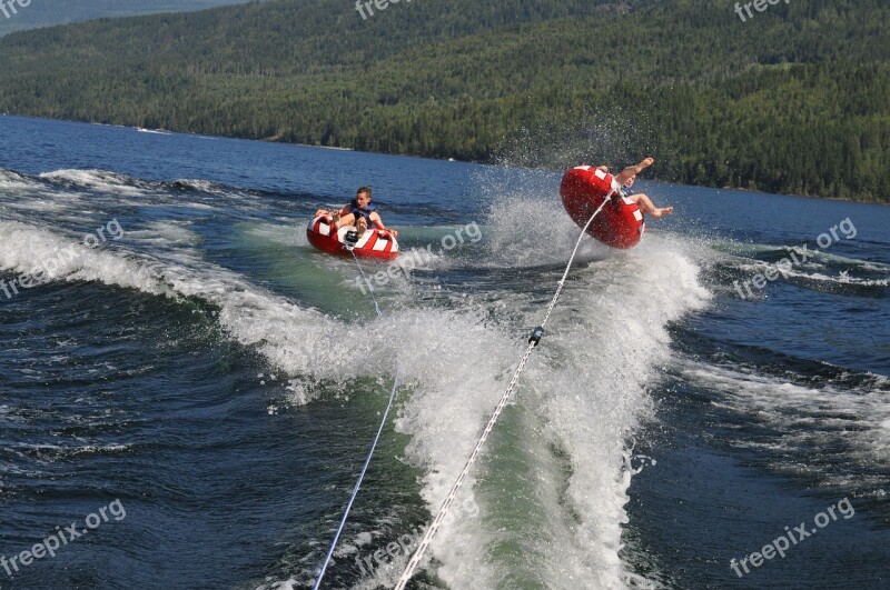 Tubing High Speed Wipeout Shuswap Uh Oh