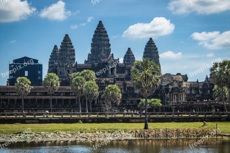 Cambodia Ankgor Wat Angkor Siem Reap Temple