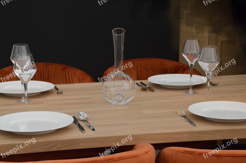 Table Dining Room Presentation Interior Meals