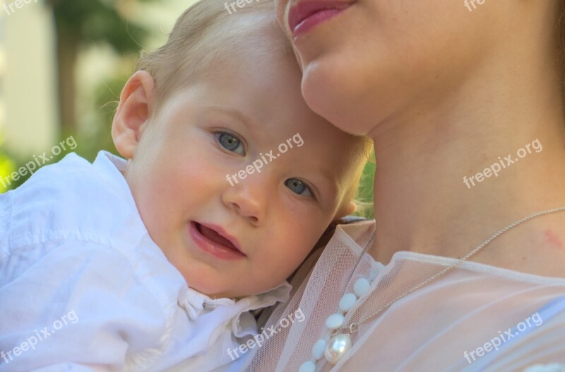 Child Baby Baptism Child Face Free Photos