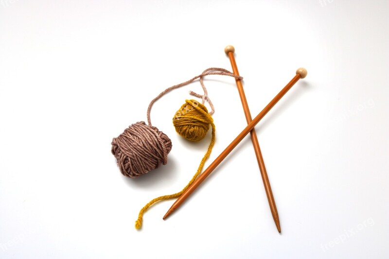 Knitting Knit Knitting Needles Yarn Craft