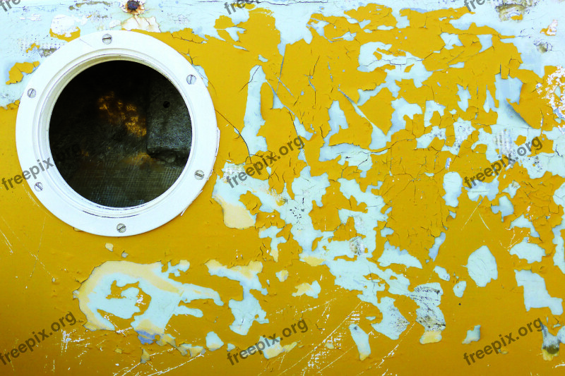 Boat Porthole Paint Color Old