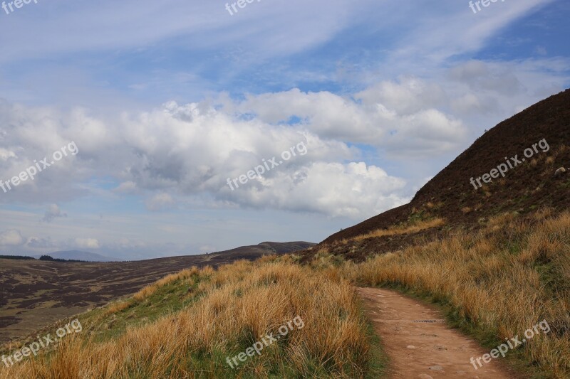 Path Nature Trail Landscape Hiking