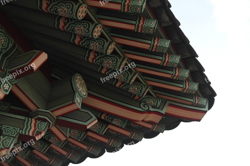 Roof Mono Traditional Hanok Korean Traditional