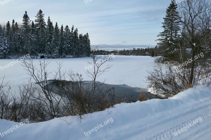 Landscape Winter Nature Snow Cold