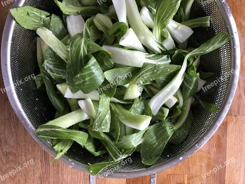 Bok Choy Greens Cabbage Vegetable Organic