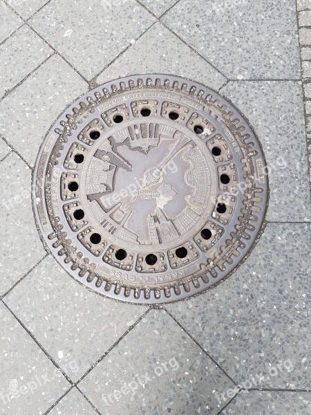 Berlin Street Art Manhole Cover Europe