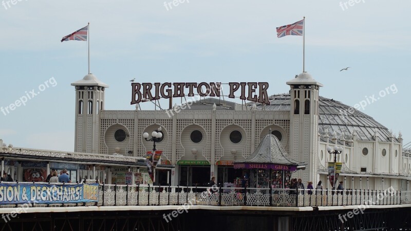 Brighton Brighton Pier Beach England Pier