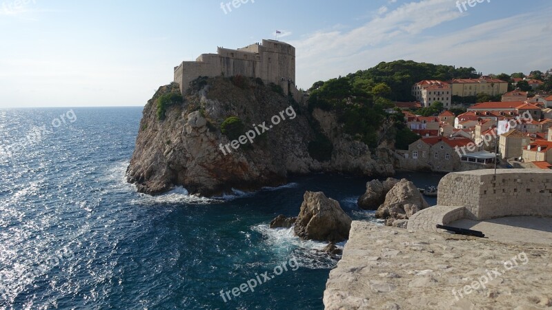 Sea Coast The Body Of Water Rock Panorama Of