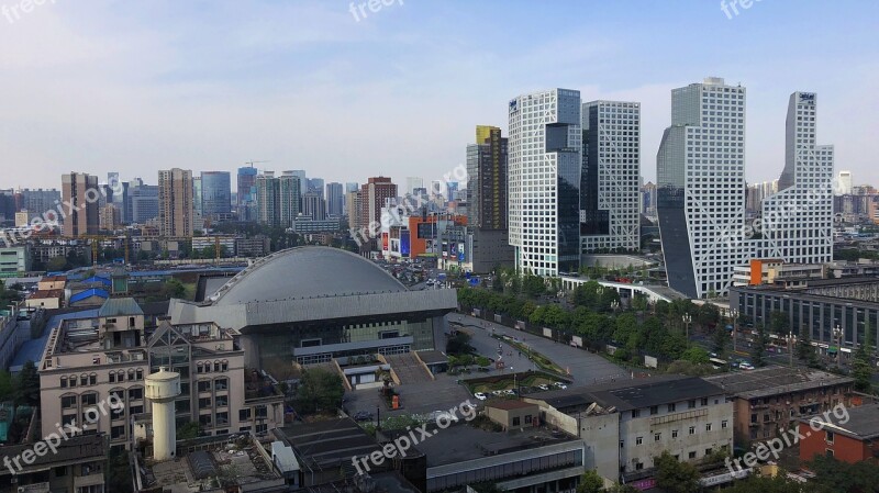 City Skyline Cityscape Skyscraper Architecture