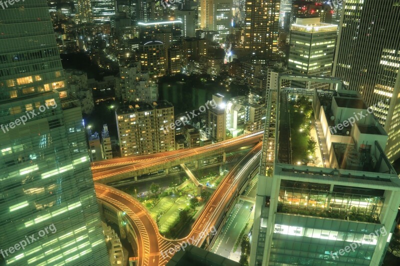 Skyscraper Roppongi City Centre Urban Free Photos