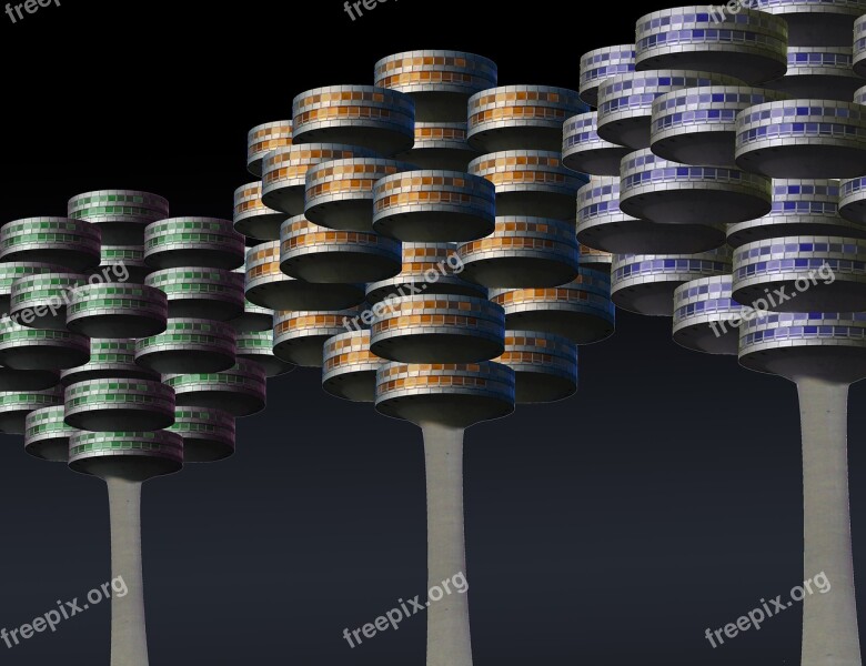 Treehouse Fantasy Science Fiction Architecture Housing Shortage