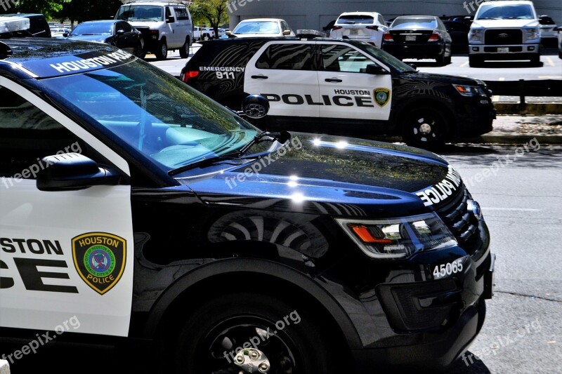 Police Car Squad Cars Task Force Pct Houston